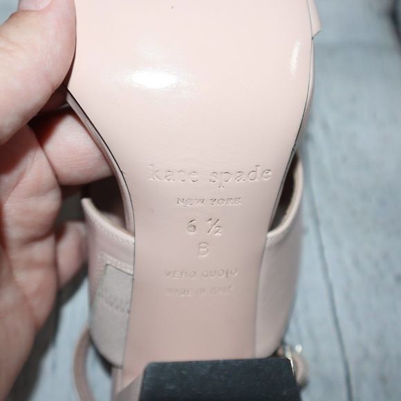 Kate Spade Ivine Petal Pink Leather Sandal - Picture 4 of 5